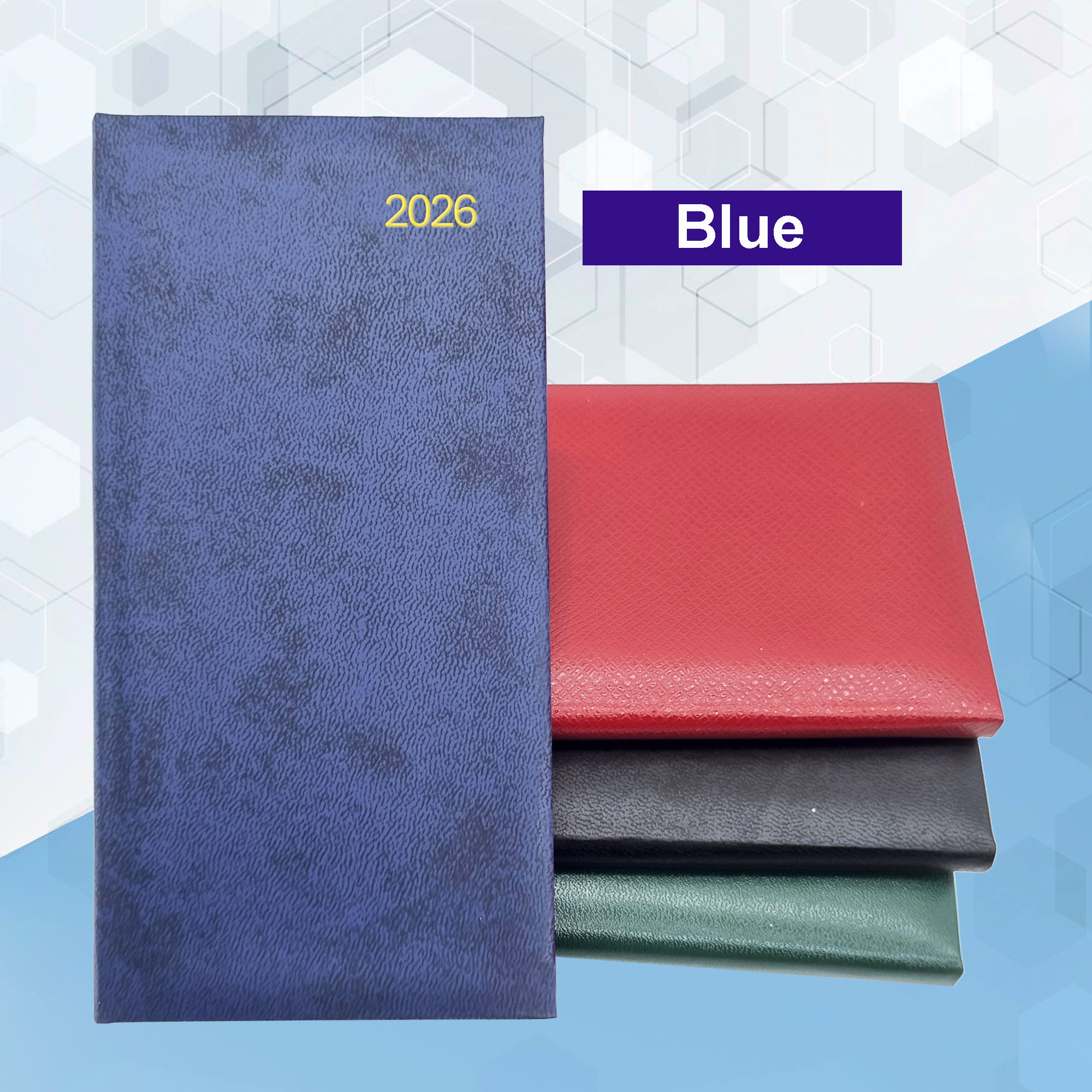 [Local Ready Stock] Slimline 2026 Diary Weekly Monthly Year Planner Notebook Journal Stationery Gift Record book leatherette cover stationery office