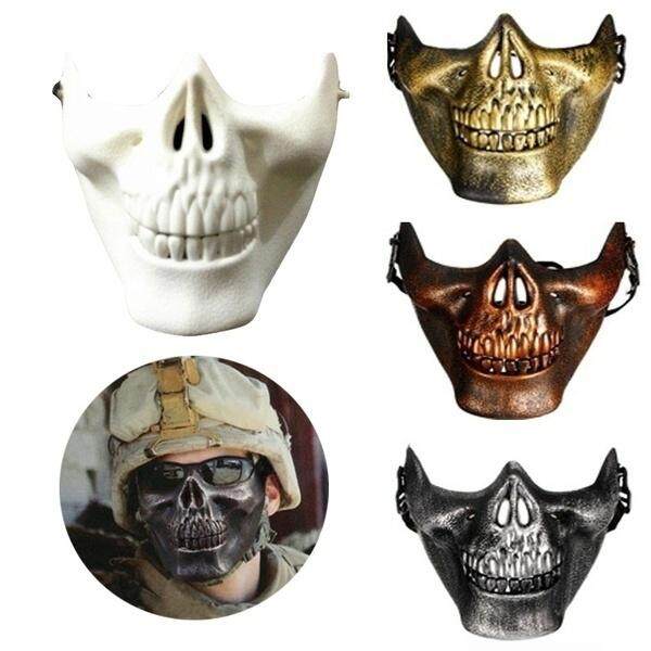 Masks หน้ากากขี่มอเตอร์ไซค์,หน้ากากพิมพ์ลายกะโหลกสำหรับปาร์ตี้ฮาโลวีน