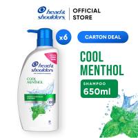 [Carton Deal] Head and Shoulders Cool Menthol Anti Dandruff Shampoo (650ml x 6)
