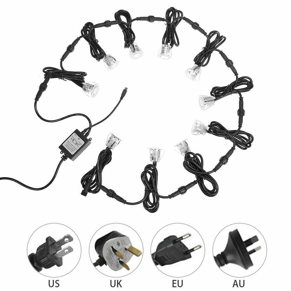 LEDs Deck Lights with Remote Control 16 RGBW Colors & 4 Lighting Modes Adjustable IP67