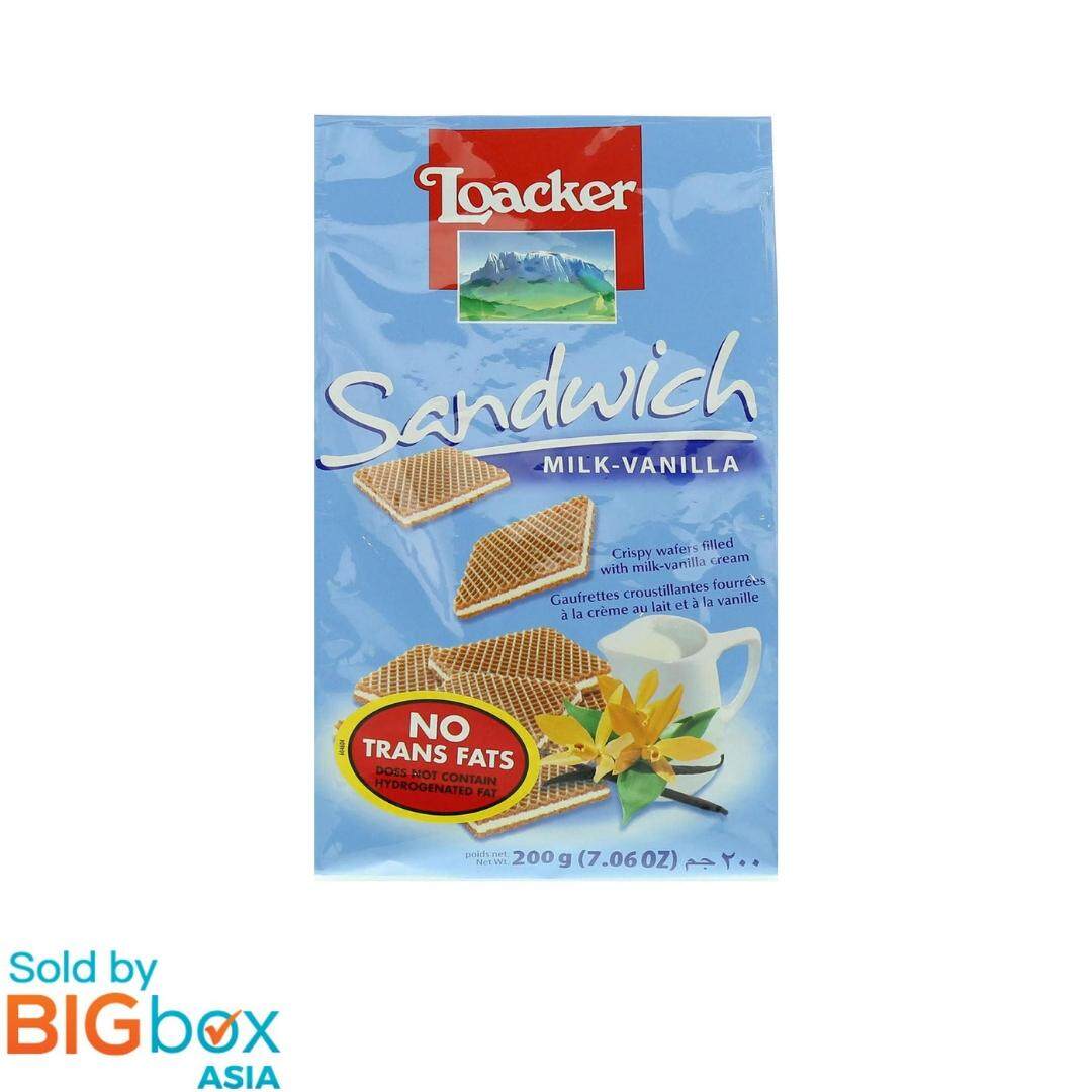 Loacker Quandratini Sandwich 200g - Milk Vanilla