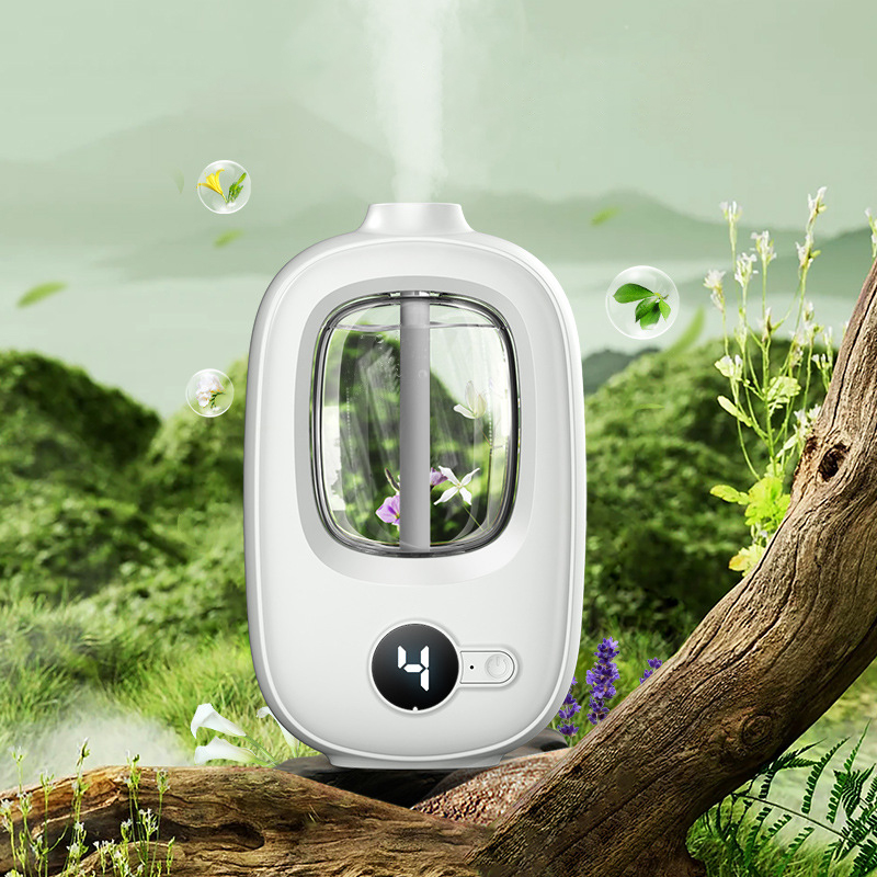 Wireless Aroma Diffuser Automatic Home Air Fragrance Toilet Aromatherapy Aroma Essential Oil Diffuser Humidifier Aromatherapy Toil香薰机