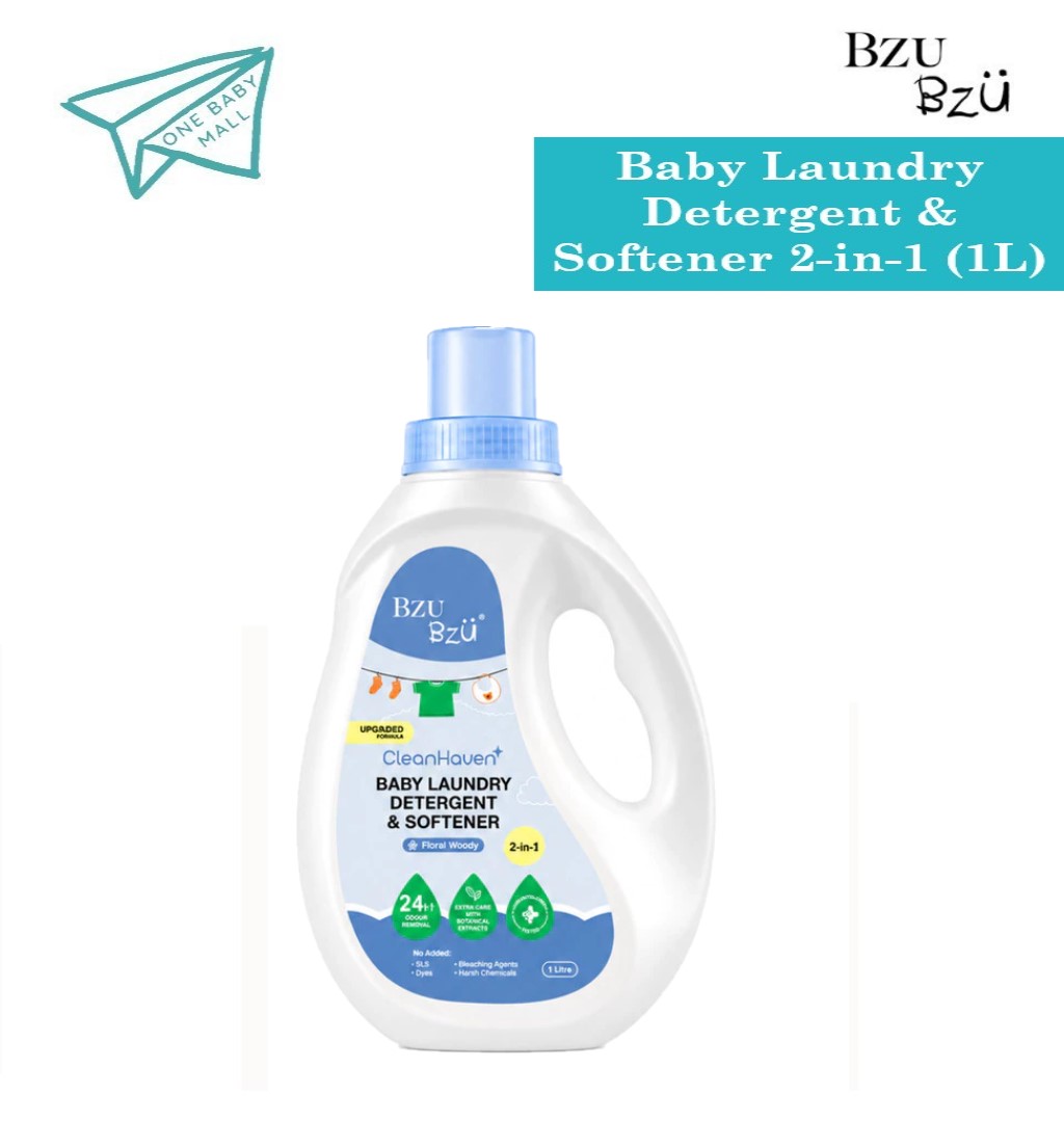 BZU BZU Baby Laundry Detergent & Softener 2-in-1 (1L/ Refill 800ml)