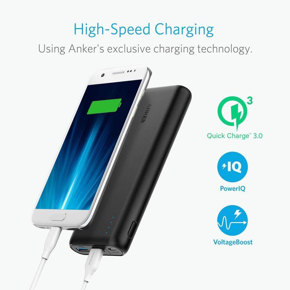 Anker A1278 PowerCore Speed 20000mah Power bank With Quick Charge 3.0