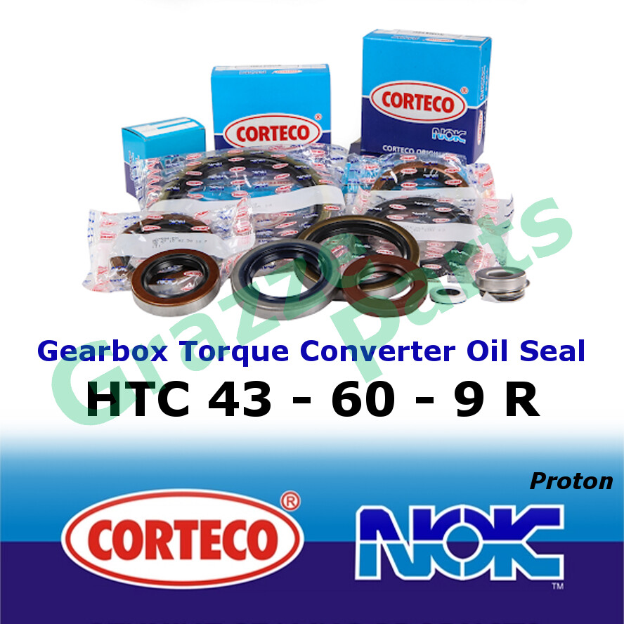 NOK Gearbox Torque Converter Ball Oil Seal for Proton Persona Satria Putra Perdana Exora (43*60*9)