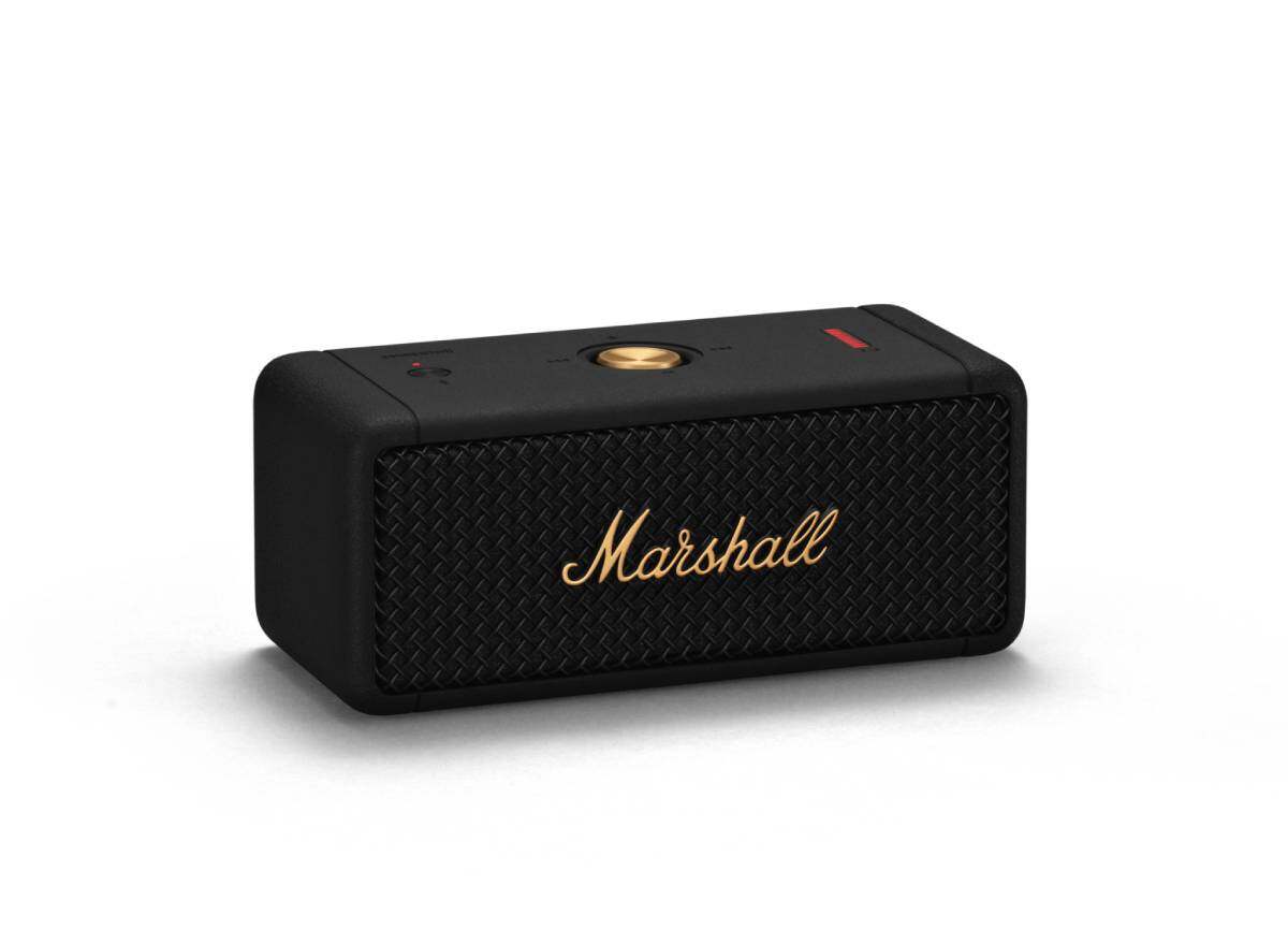 [Ready Stock] Marshall Emberton Wireless Portable Bluetooth Speaker with IPX7 Water Resistance, 20+ Hours Play Time