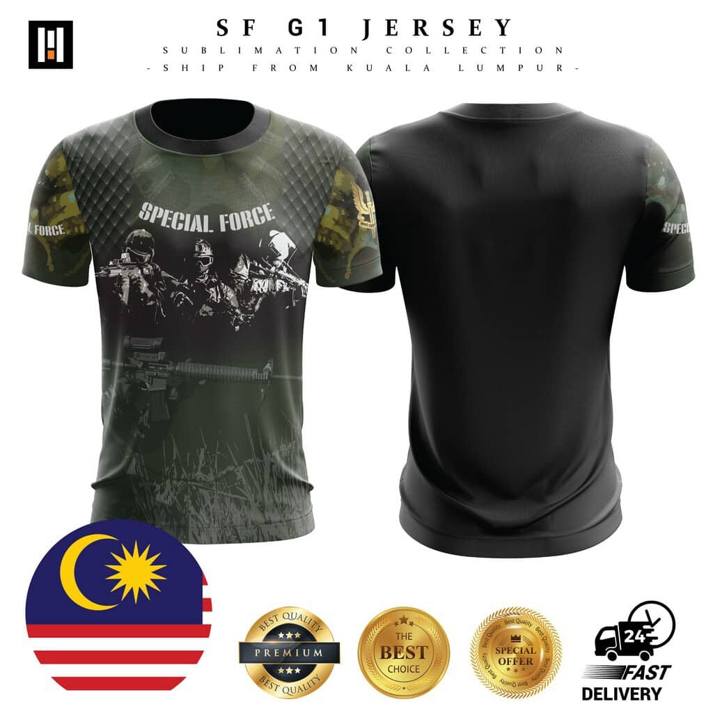 Tactical T-Shirts Jersey Microfiber - 2 (READY STOCK)  Baju Tacttical SWAT