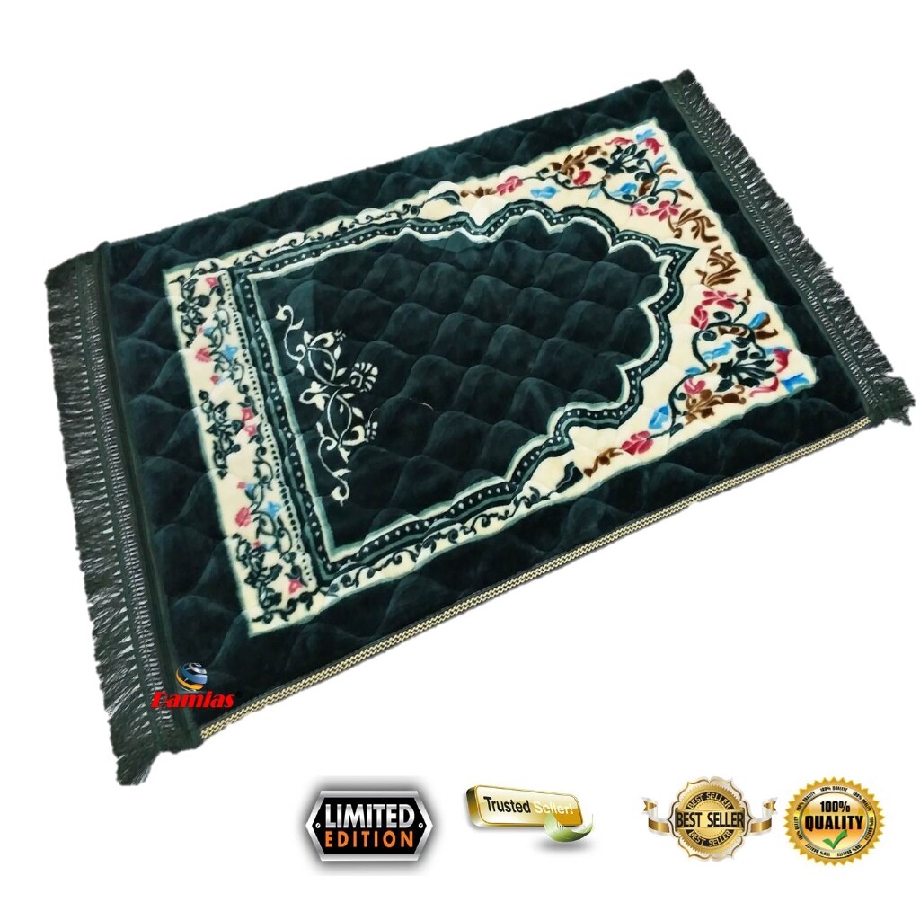 [2022 Designs] [Ready Stock] Best Offer Sejadah Size Tebal Prayer Mat Besar Gebu Super King 143 x 80 x 25cm +-