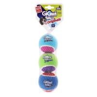 [Official GiGwi Product Dealer] GiGwi Bouncing Squeaky Tennis Balls (S/M size) Safe for Dog/Puppy - [100% Original]
