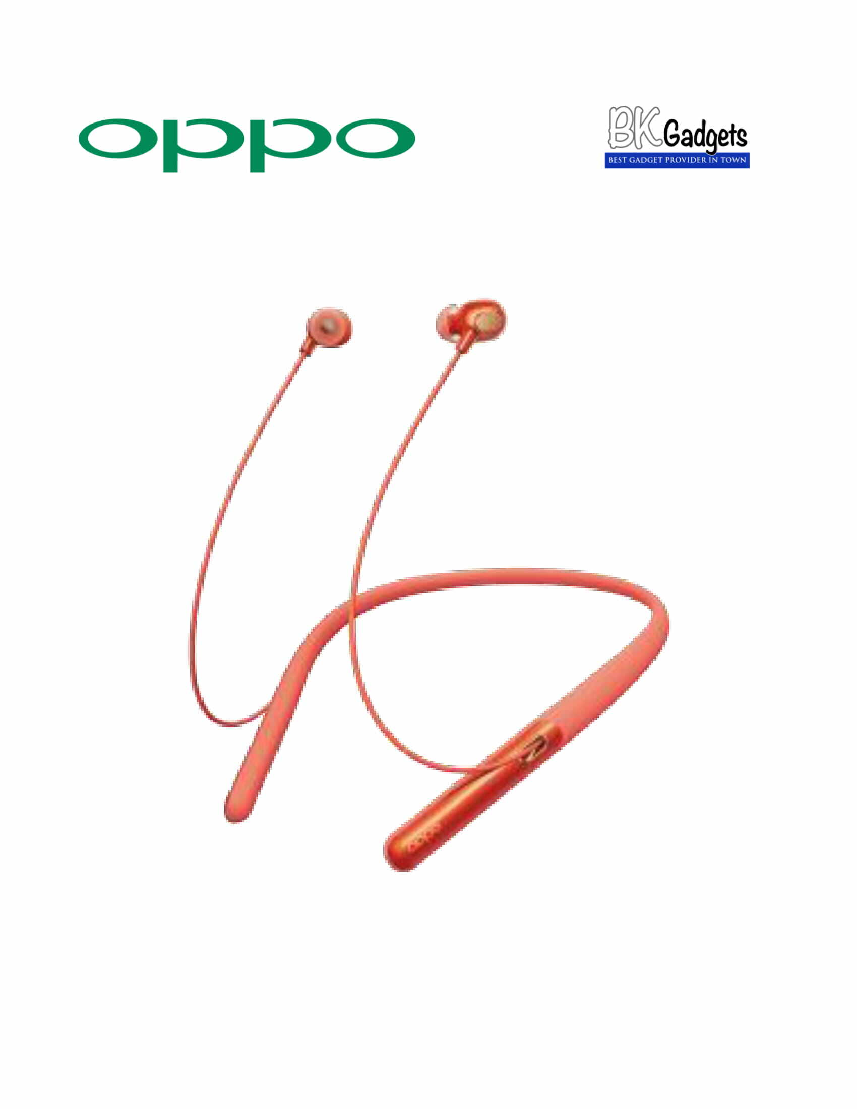 OPPO Enco Q1 Bluetooth Wireless Noise Cancellation Headphones [ Sunny Orange ]
