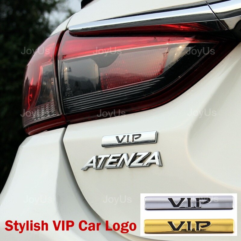 Fashion Proton Perodua Honda Toyota Nissan Mitsubishi Mazda Stylist 3D Metal VIP Logo Car Logo