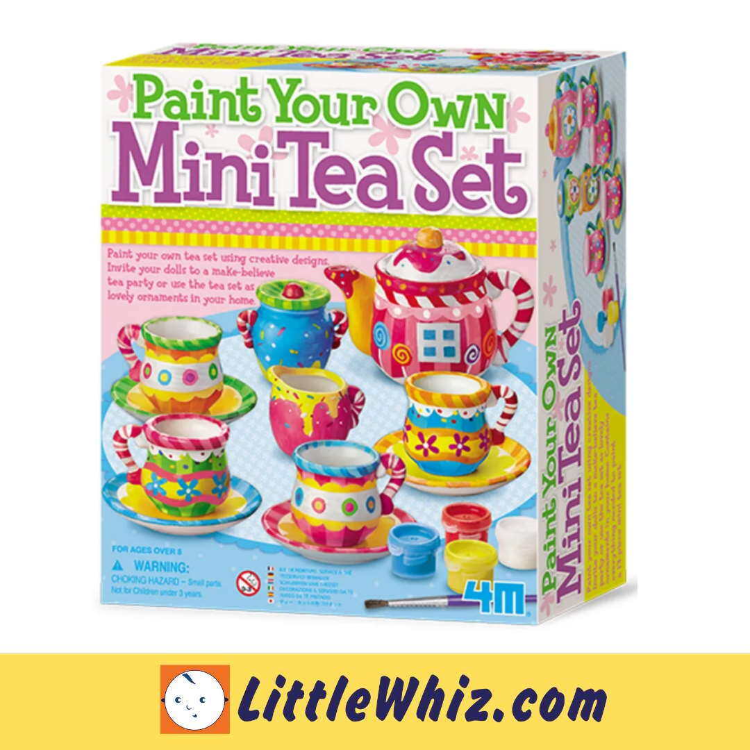 4M Fun Craft - Paint Your Own - Mini Tea Set