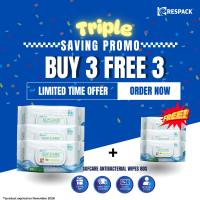 TRIPLE SAVINGS PROMO [BUY 3 FREE 3] SOFCARE™Antibacterial Wipes | Baby Wipes Wet Tissues 80s