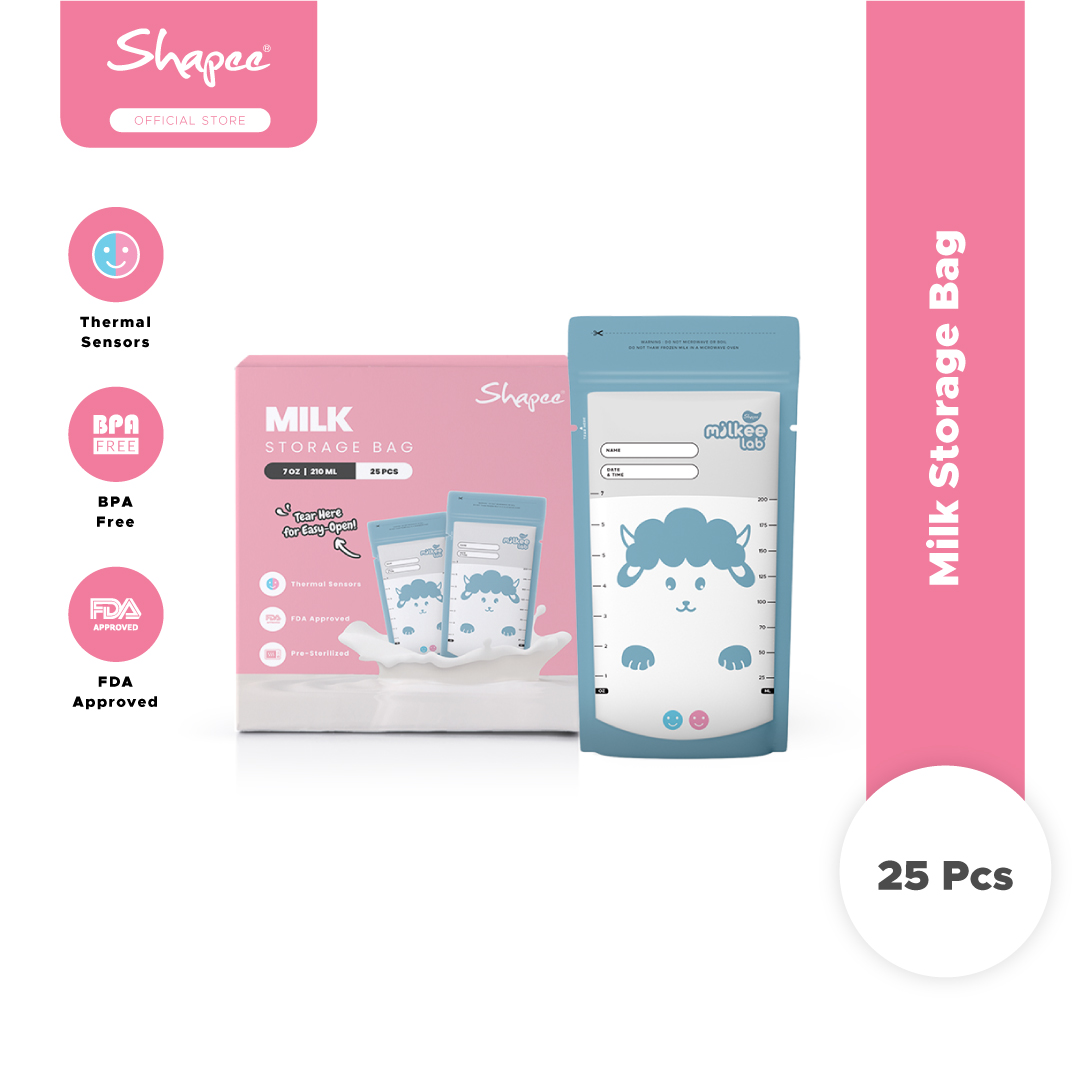 Milk Storage Bag (Bundle) - Temperature Sensor Double Zipper Baby-friendly material