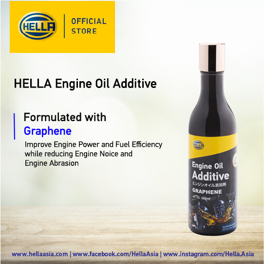 HELLA Engine Oil Additive 280ml Formulated with Graphene (For