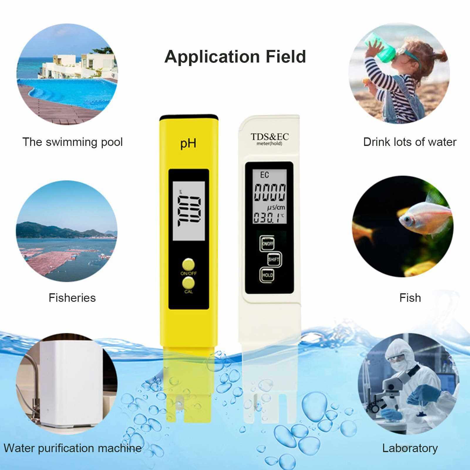 PH Acidometer Water Quality Detector PH Value Test Prod EC&TDS