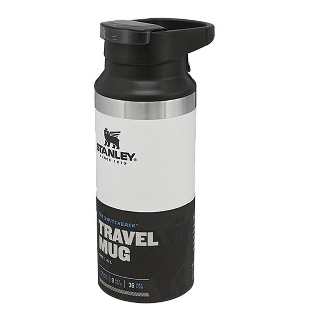 STANLEY Adventure Switchback Travel Mug 16oz / 473ml - Double Wall Vacuum Insulated Stainless Steel Thermos Flask
