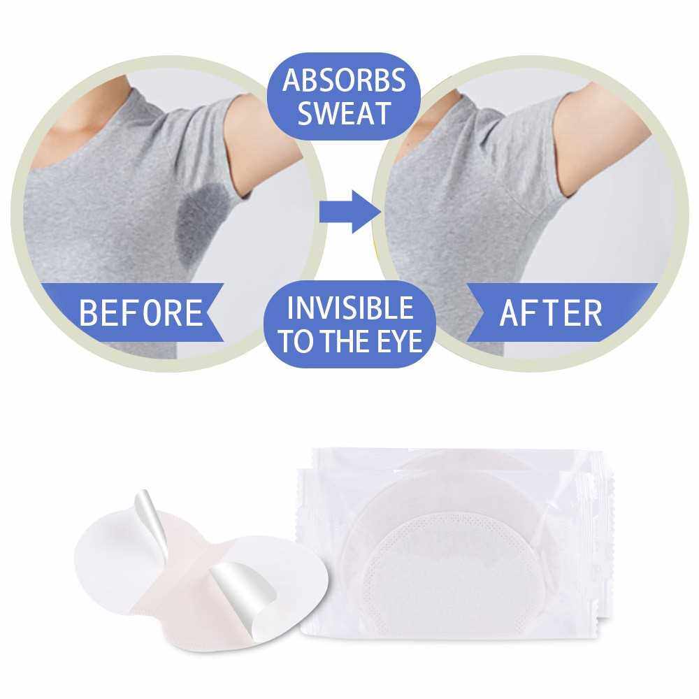 20pcs Summer Sweat Pad Perspiration Absorbing Guard Underarm Armpit Sweat Pad Disposable (Standard)