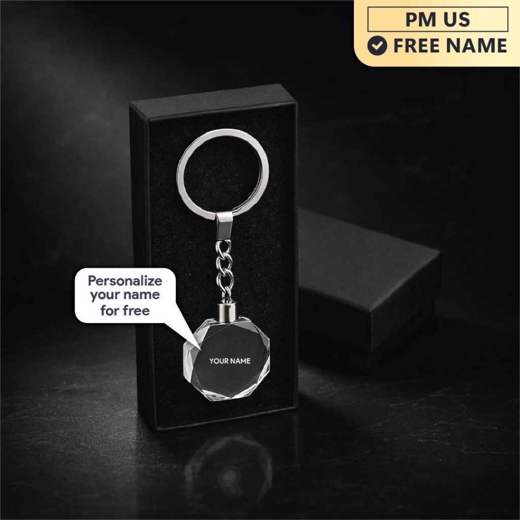 [Memoire Gift] FREE Custom Name | Crystal Keychain Engraving / Custom Made Name / Personalized Name