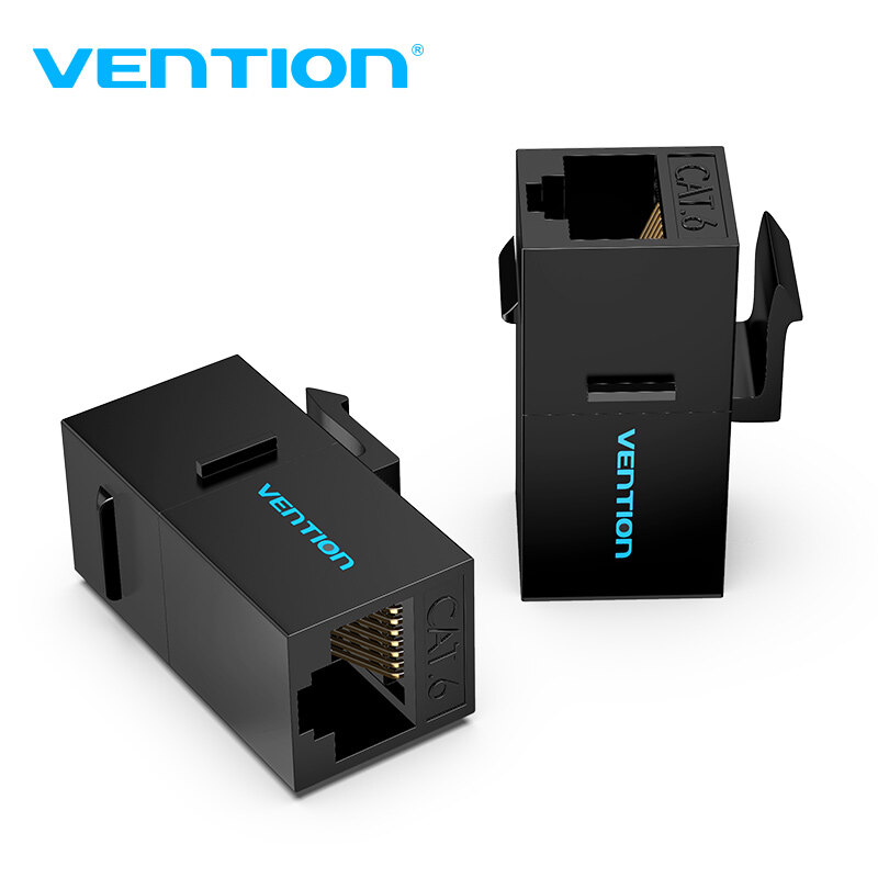 Vention đầu nối rj45 cat7 / 6 / 5e bộ điều hợp ethernet 8p8c cáp mở rộng mạng mở rộng cho cáp ethernet nữ đến nữ cat7 / 6 / 5e rj45