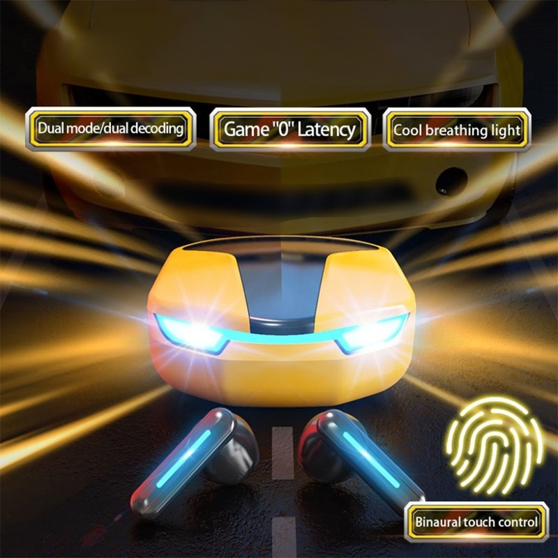 S200 New Bluetooth Game Earphone Wireless Earbuds With Microphone Touch Control HD Stereo Sports in-Ear Waterproof earpod For iOS Android ราคา 221 บาท*ส่งฟรี