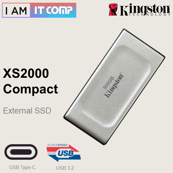 KINGSTON XS2000 Portable Solid State Drive High Performance Type-C 500GB / 1TB / 2TB - External SSD ( SXS2000 )