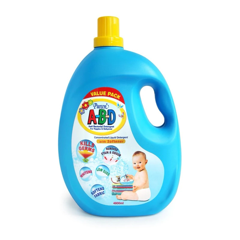 PUREEN ABD LIQUID DETERGENT WITH SOFTERNER POWDER DETERGENT / SABUN BASUH BAJU BABY