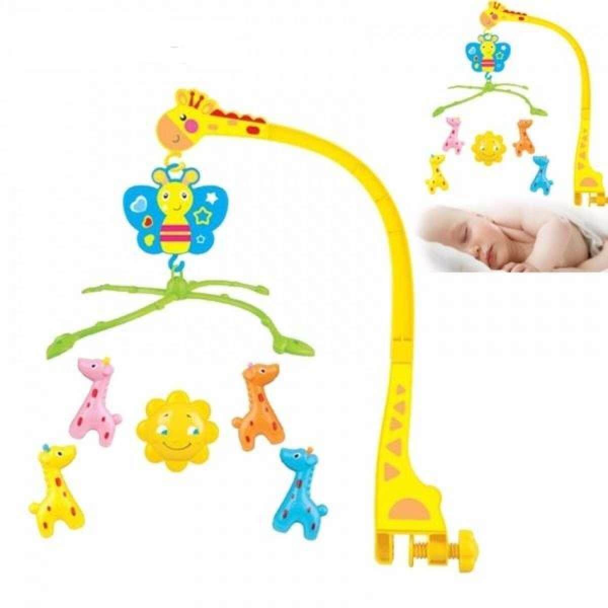 (WITH HANGING TOYS) WJS Super Soothing Baby Cot Hanging Toys with Music