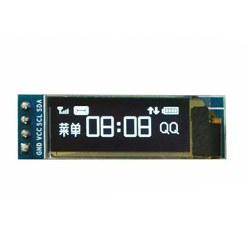 0.91 inch môđun màn hình oled trắng/xanh oled 128x32 lcd led hiển thị ssd1306 12864 0.91 iic i2c giao tiếp cho ardunio
