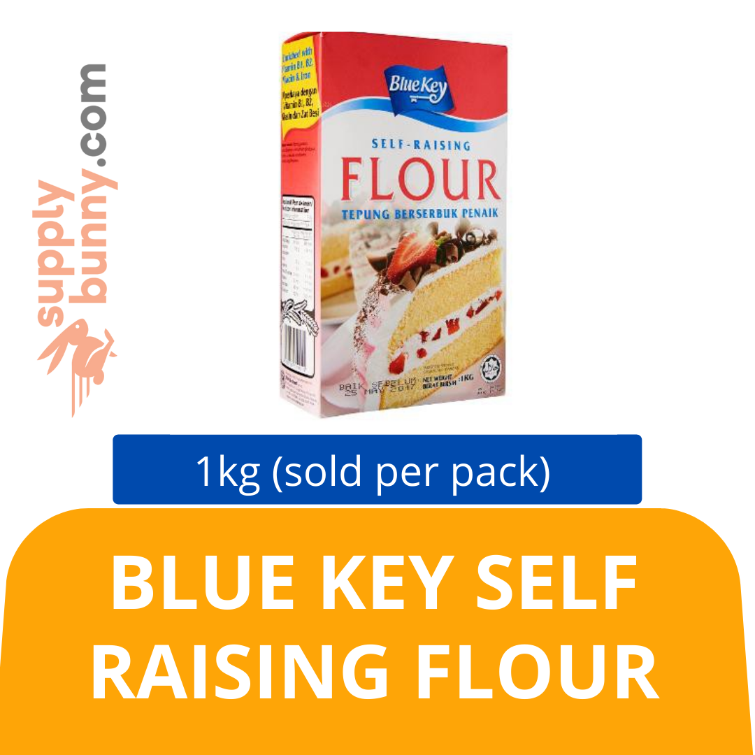 Blue Key Self Raising Flour 1kg (sold per pack) 自发面粉 PJ Grocer Self Raising Powder