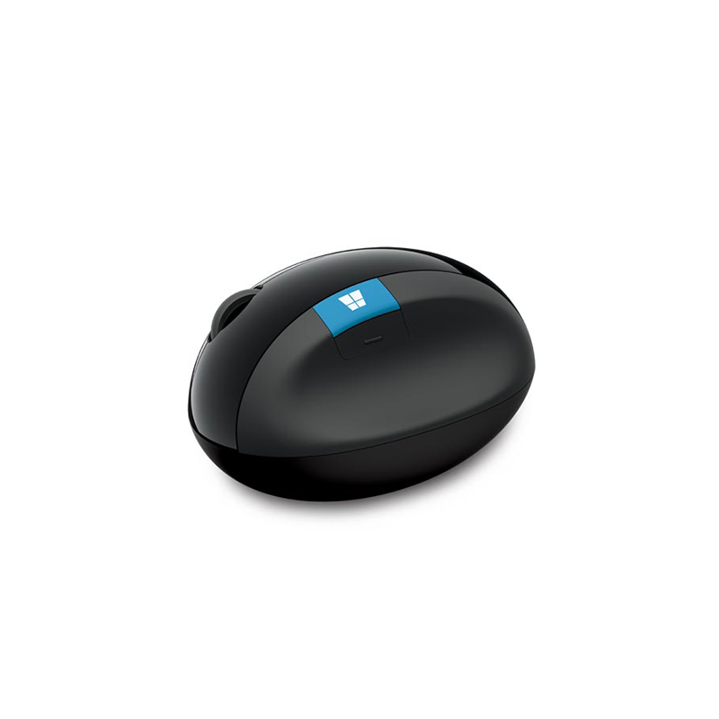 Microsoft Wireless Sculpt Ergonomic Mouse with Bluetrack Technology, Plug and Play, Advanced Ergonomic Design, Thumb Scoop, Window Button, Back Button, Four-way Scrolling