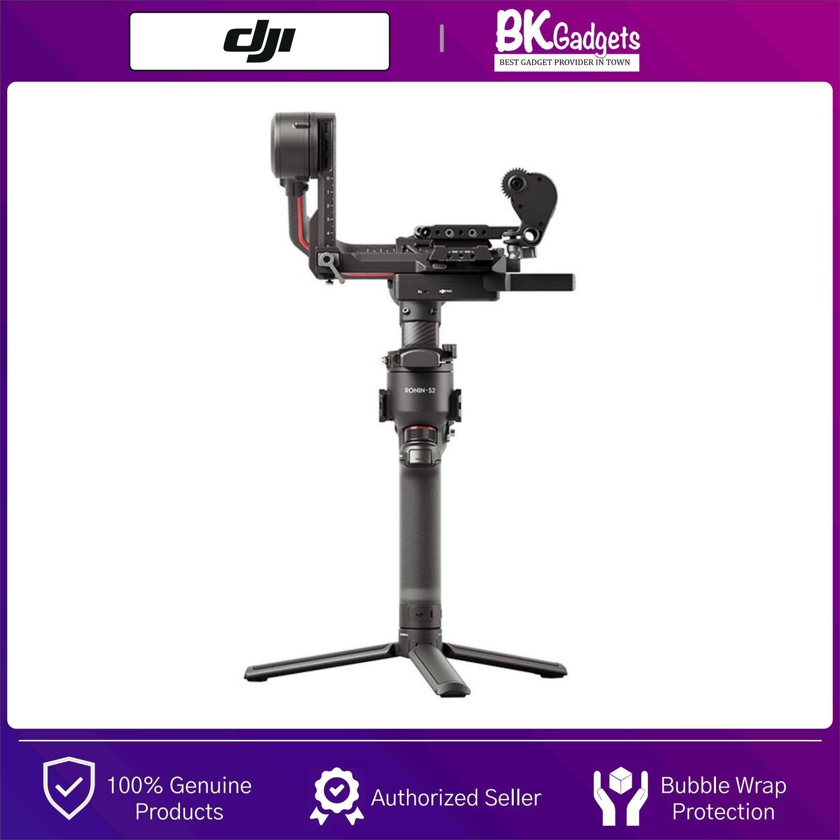 DJI RS 2 - Carbon Fiber Construction | Full-color Touchscreen | Efficient Balancing Between Payloads | Superior Stabilization
