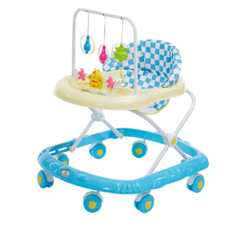 Baby Walker Children Folding Multi-Purpose Type Anti-Rollover Walker Baby Starting Car Foreign Trade Strollers