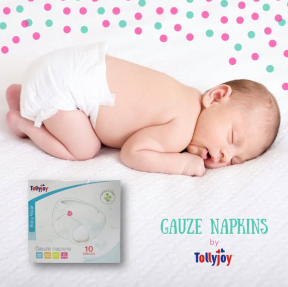 Tollyjoy Super Soft Bamboo gauze napkins Lampin Bayi Bamboo Cotton (1pc/pack loose or 10pcs/pack)