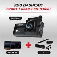 [FREE WIRE KIT] Kamatto Dashcam K30 K60 K90 2K 1440P Ultra HD WIFI APP Parking Surveillance With Screen