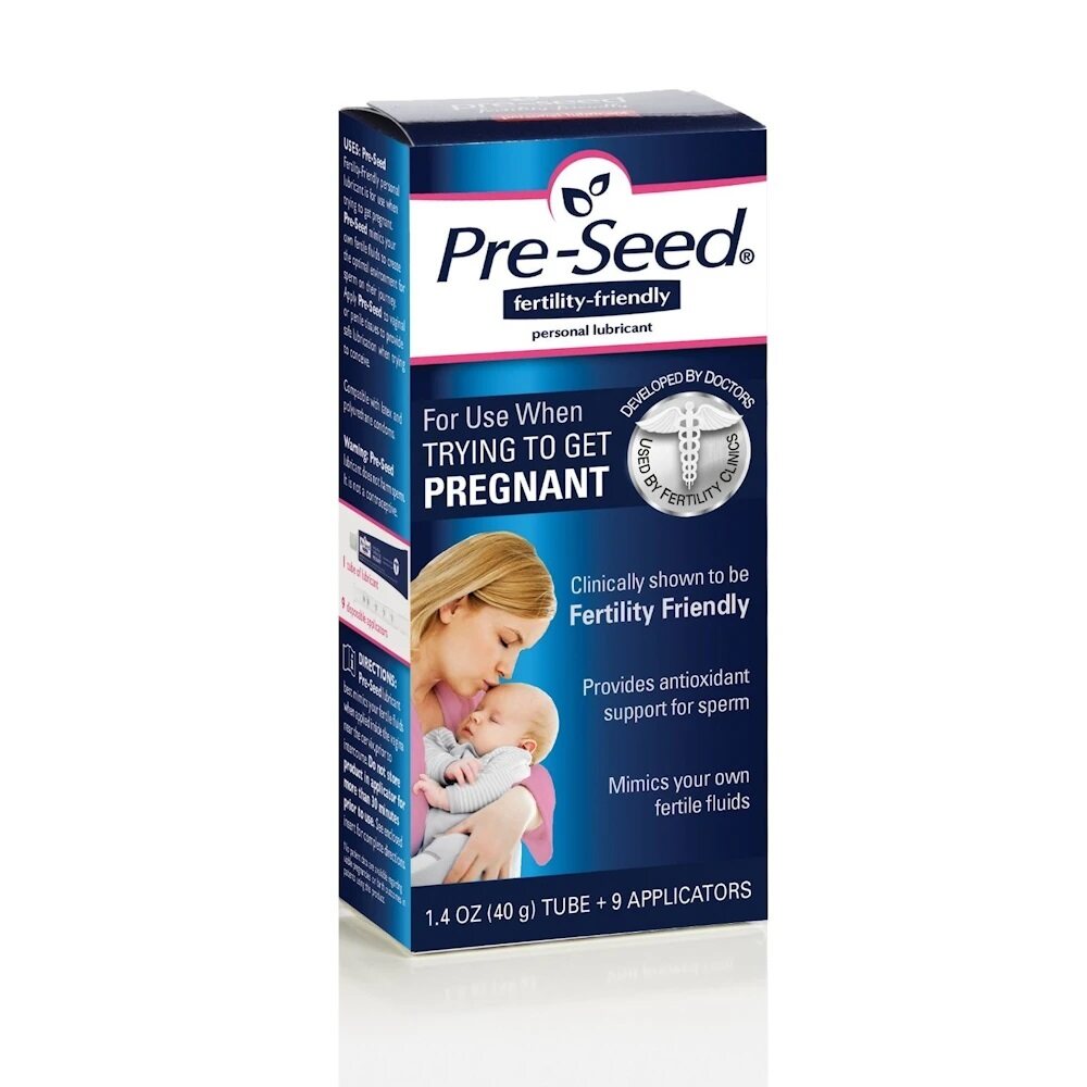 Pre-Seed Preseed Fertility- (Exp 03/24) Pre seed Friendly Personal Lubricant 40g + 9 Applicators