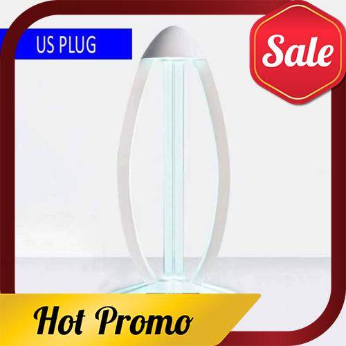 Ultraviolet Disinfection Light Portable UV Germicidal Lamp Household Ozone Sterilizer with Remote Control LED Mite Sterilizer Light Tube Bulb (US Plug) (White)