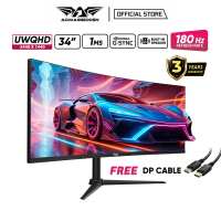 Armaggeddon 34″ UWQHD 180Hz 1ms Curved Gaming Monitor | PIB/PBB | Built-In Speaker | PXP34-Pro-C