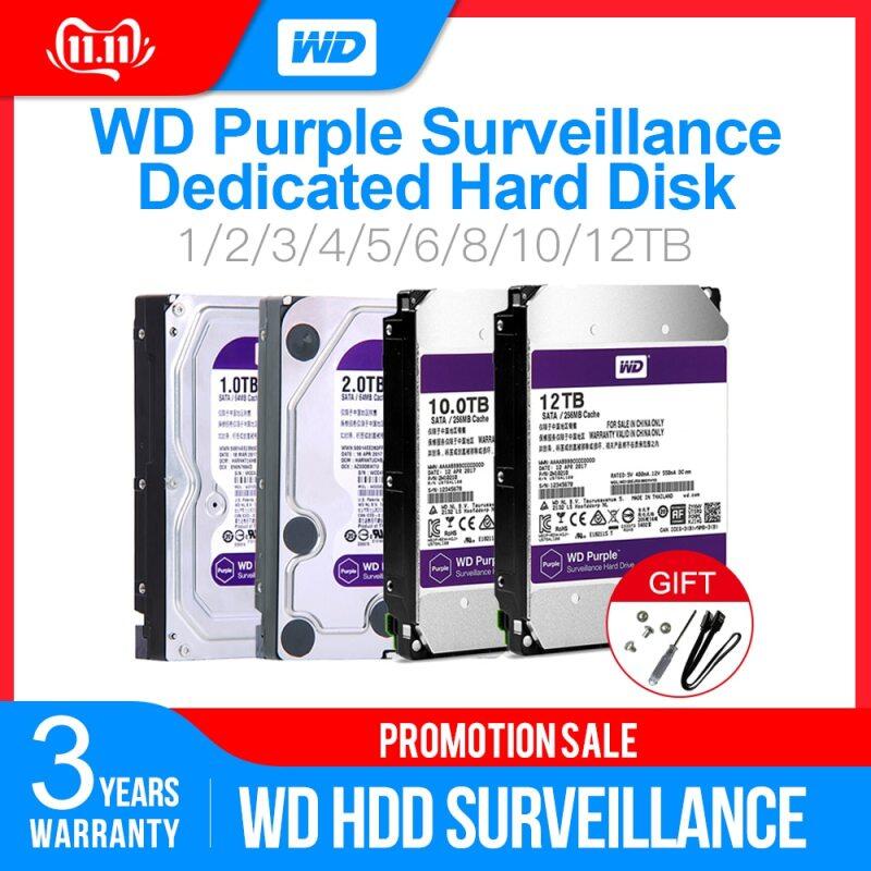 Local 2021 Edition Western Digital Wd Purple Surveillance Hdd 1tb 2tb 3tb 4tb Sata 6 0gb