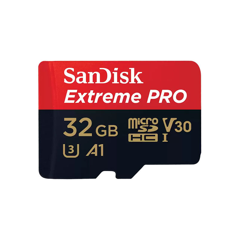 Sandisk Extreme Pro Micro SD with 4K Recording Support, Plug & Play (32GB / 64GB / 128GB / 256GB / 512GB)
