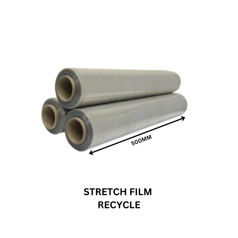 M-ONE Stretch Film / Wrapping Film Clear / Black / Recycle (500mm x 100m / 150m / 200m)