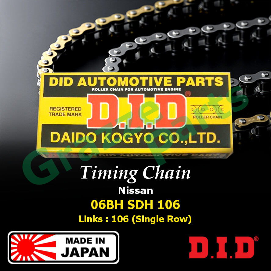🎌 Made In Japan 💯 D.I.D DID Timing Chain 06BHSDH106 / 13028-03700 for Nissan Terrano 2.4 Z24 (106S)