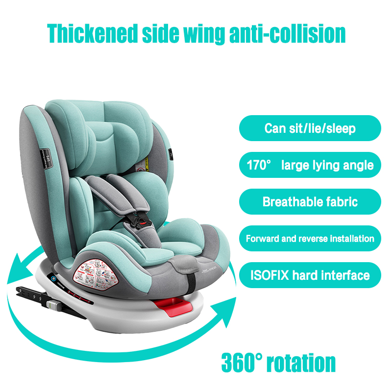 Coos Baby Car Seat Newborn to 12 years old ECE Certied Elevate Booster Portable Seat Car Seat Kids ISOFIX 360 Car Seat 婴儿汽车安全座椅