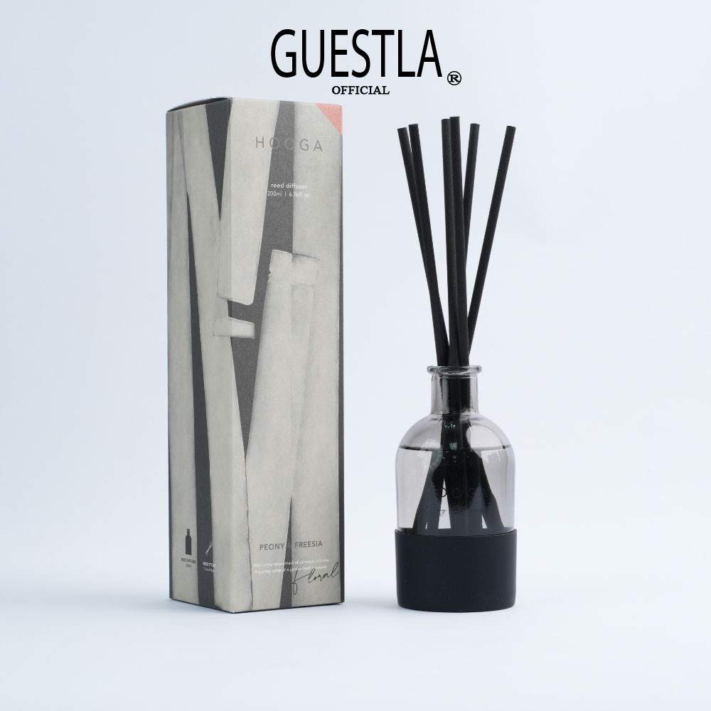 HOOGA BLACK SERIES 200ml REED DIFFUSER | Home Fragrance