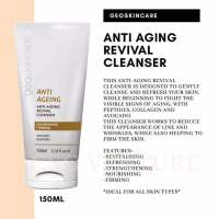 【EXP2028-抗老洗脸霜❤ Geoskincare Anti-aging Revival Cleanser 150ml Antiaging 纽西之谜胜肽焕颜洗面奶泡泡150ml Geoskin Antiaging Foam Cleanser