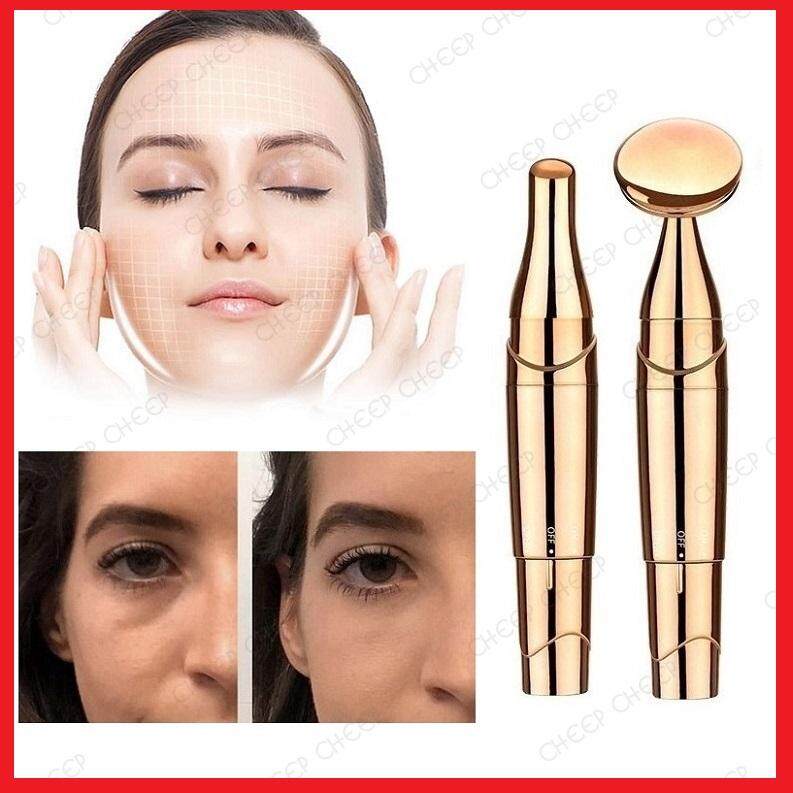 2in1 Anti-Aging Face & Eye Massage Stick 24K Gold Beauty Bar Toning Contouring Lifting Massager Dark Eye Circle Anti Puffiness Wrinkles
