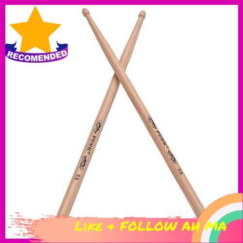 Best Selling One Pair of 5A Wooden Drumsticks Drum Sticks Ash Wood Drum Set Accessories (5A)