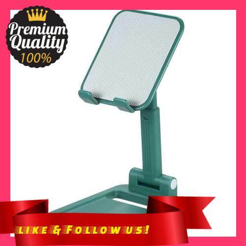 People\'s Choice ABS Retractable Folding Stand Desktop Folding Bracket Portable Phone Holder Angle Adjustable Height Adjustment Suitable for 4~10 Inches Smart Phone Tablet Green (Green)