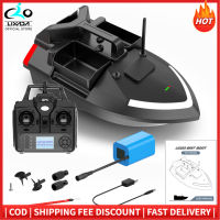 LIXADA GPS Fishing Bait Boat 500m Remote Control Bait Boat Dual Motor Fish Finder 2KG Loading Support Automatic Cruise/Return/Route Correction with Night Light Turn Signal for Fishing