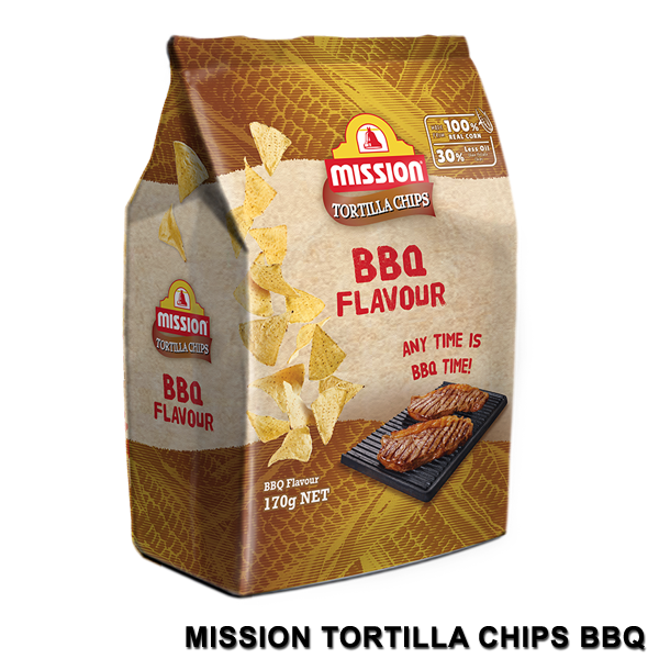 Mission BBQ Flavoured Tortilla Chips 170g